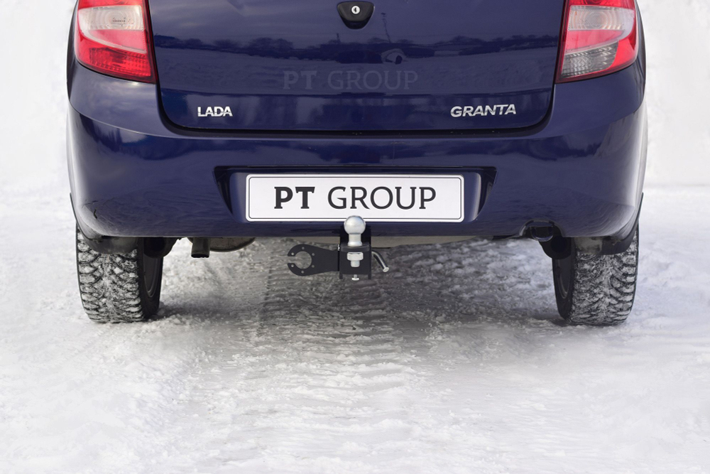 Фаркоп PT GROUP /съемный квадрат/ LADA Kalina Cross 2014-/ Granta: Седан 11- Лифтбек 14-/ ON-Do 14-(паспорт и сертификат в комплекте)(без электрики) арт.LKS-11-991122.00