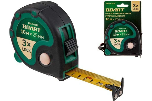 Рулетка ВОЛАТ 10 м 20070-1025