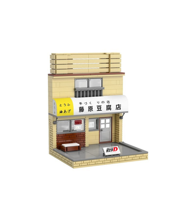 Конструктор CADA входная дверь магазина тофу Fujiwara (414 деталей)