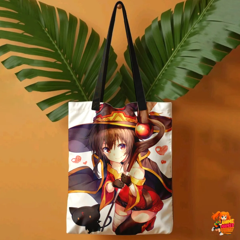 Сумка шоппер с принтом KonoSuba
