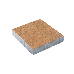 Тротуарная плитка КВАДРАТ 400х400 мм - Листопад гранит Сахара