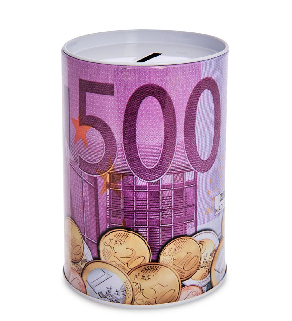 BX-228/1 Металлическая копилка «500 Евро» 15см