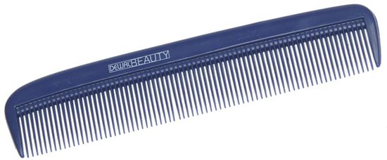 Расческа Dewal Beauty карманная, синяя 13,5см