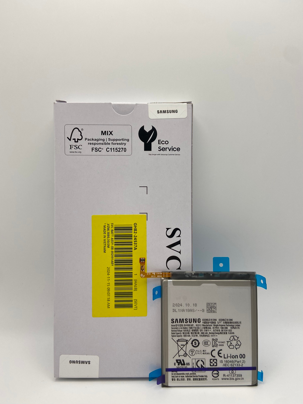 Аккумулятор для Samsung G991 Galaxy S21 5G,EB-BG991ABY,Оригинал Сервисный