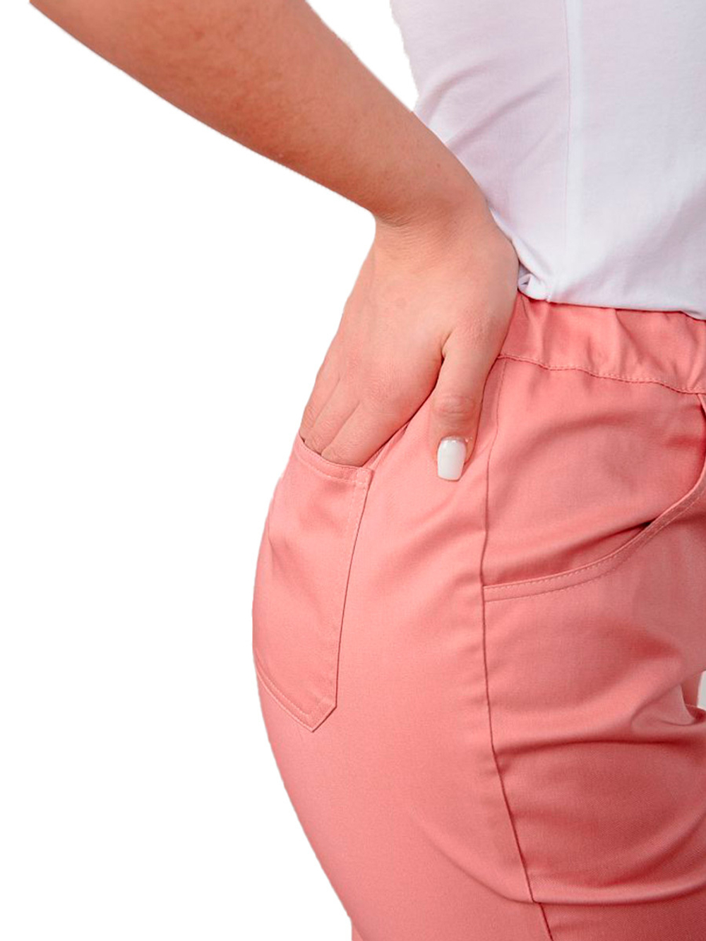 Брюки медицинские женские Viviform ADVA зауженные к низу, розовый, 52
