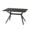 Обеденный стол BB 120x80 см, черный
