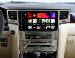 Магнитола для Lexus LX570 2007-2015 - Carmedia ZH-L1260 монитор 12.6" на Android 12, 8Гб+128Гб, CarPlay, 4G SIM-слот
