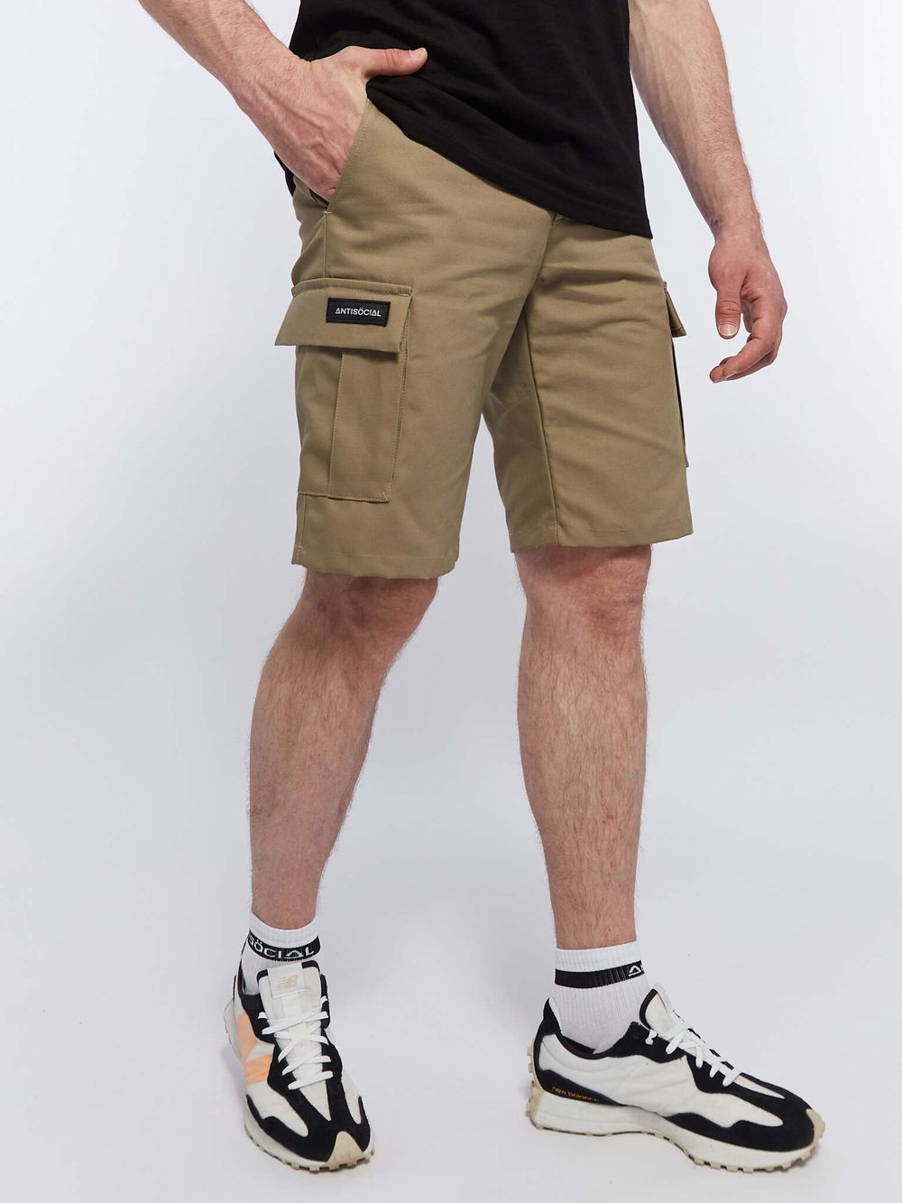 Шорты Antisocial Cargo Бежевые