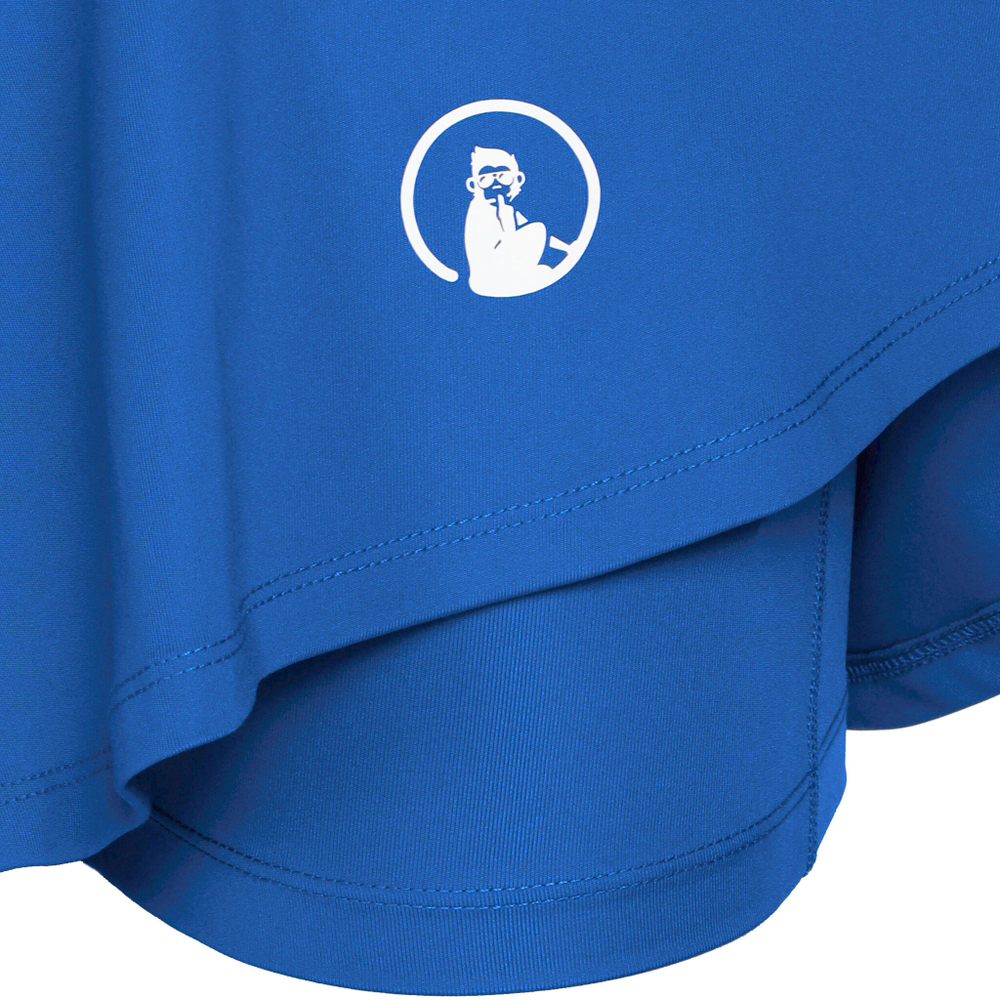 Женская теннисная юбка Quiet Please Retro Bounce Skirt Women - Blue