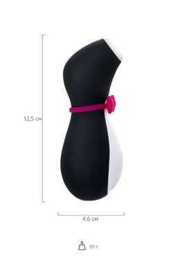 Вакуум-волновой бесконтактный стимулятор клитора Satisfyer Pro Penguin NG, силикон, черный, 11,5 см.