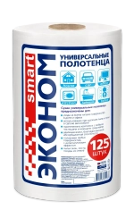 Полотенца универсальные SMART Эконом 20*23 спанлейс 40г/м2 рулон, 125шт