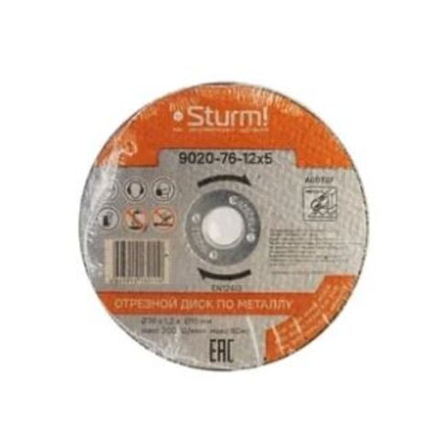 Отрезной диск по металлу Sturm 9020-76-12x5