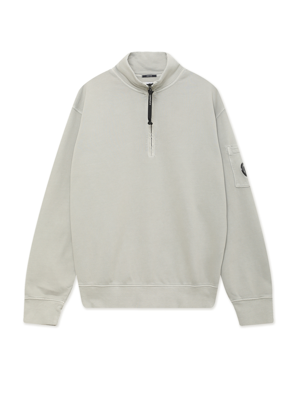 Толстовка На Молнии (Half-zip) Sweatshirts Polo Collar In Brushed Emerized Diagonal Fleece