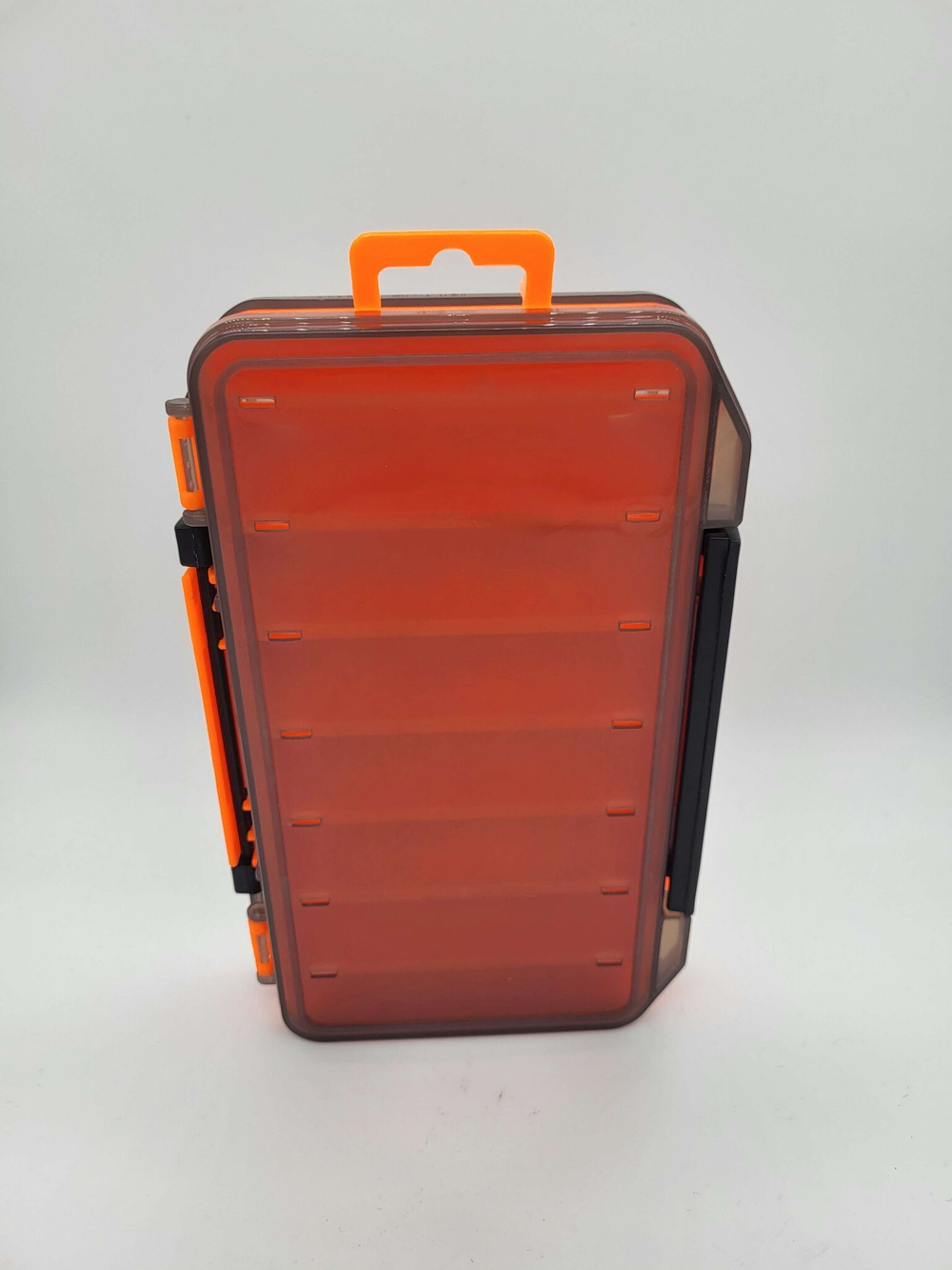 Коробка 2х-сторонняя для воблеров FisherLand 17300, ограниченная серия, оранжевая / органайзер рыболовный для балансиров, снастей, блесен, приманки, попперов. Товар уцененный