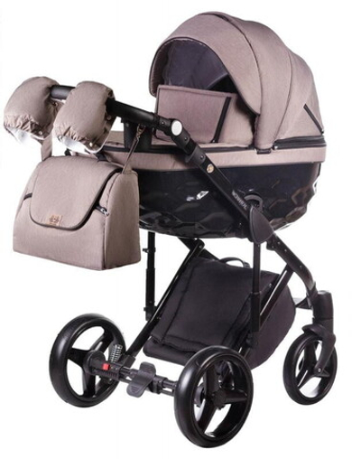 Детская коляска Adamex Chantal 2 в 1 C205 (Т.БЕЖ)