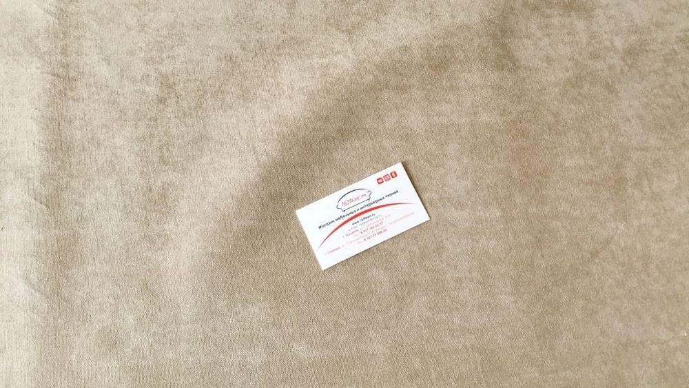 Микровелюр Тулуза 16 серо-бежевый