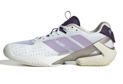 Женские теннисные кроссовки Adidas Adizero Ubersonic 5 W - cloud white/powder plum/aurora plum
