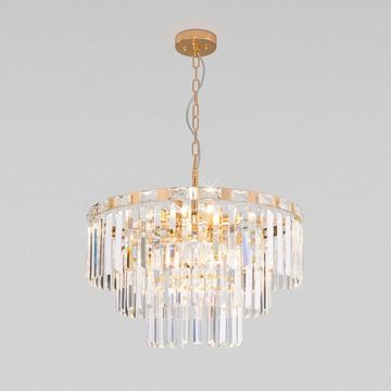 Люстра подвесная 10130/8 золото Elegante Eurosvet