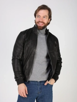 Кожаная куртка демисезонная