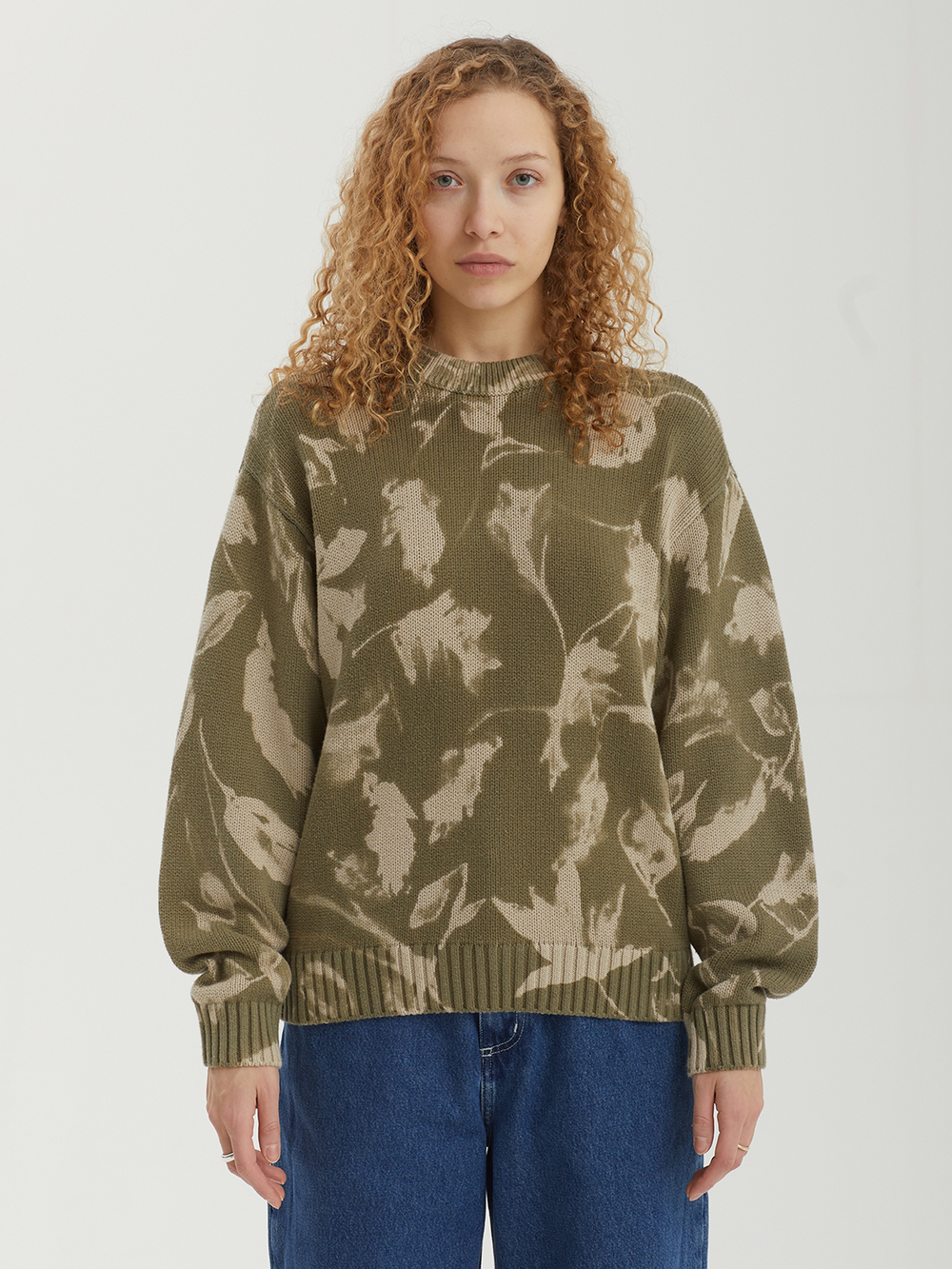 Женский Свитер Leaves