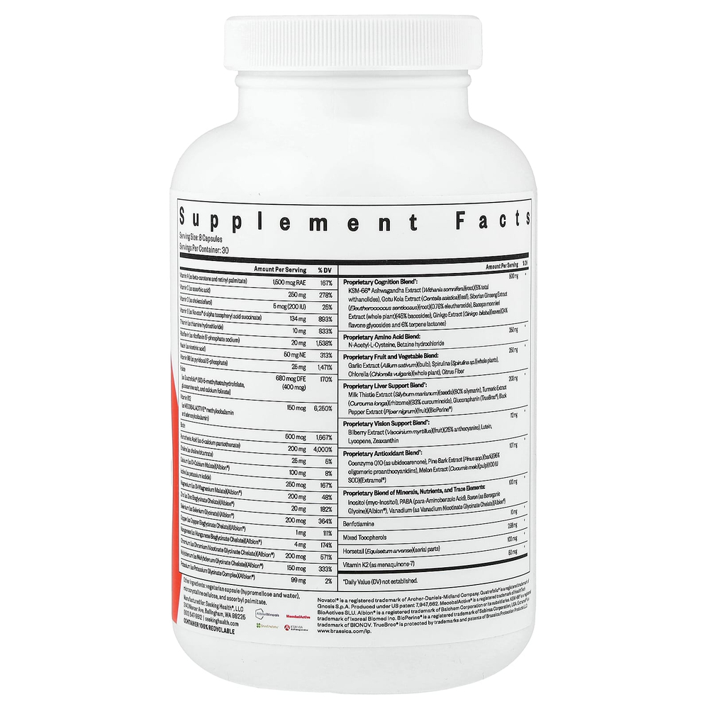 Seeking Health, Optimal мультивитамины, 240 капсул