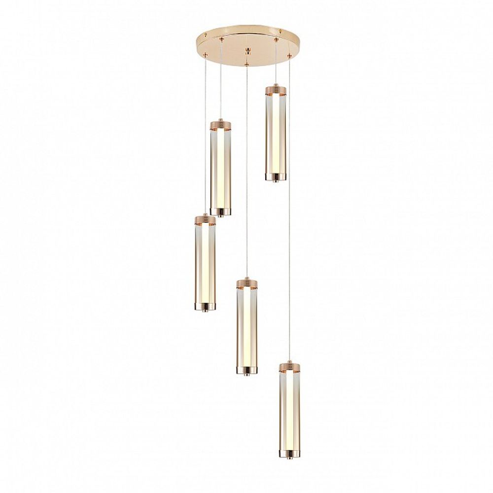 Подвесной светильник Indigo Rilucente 11061/5P Gold