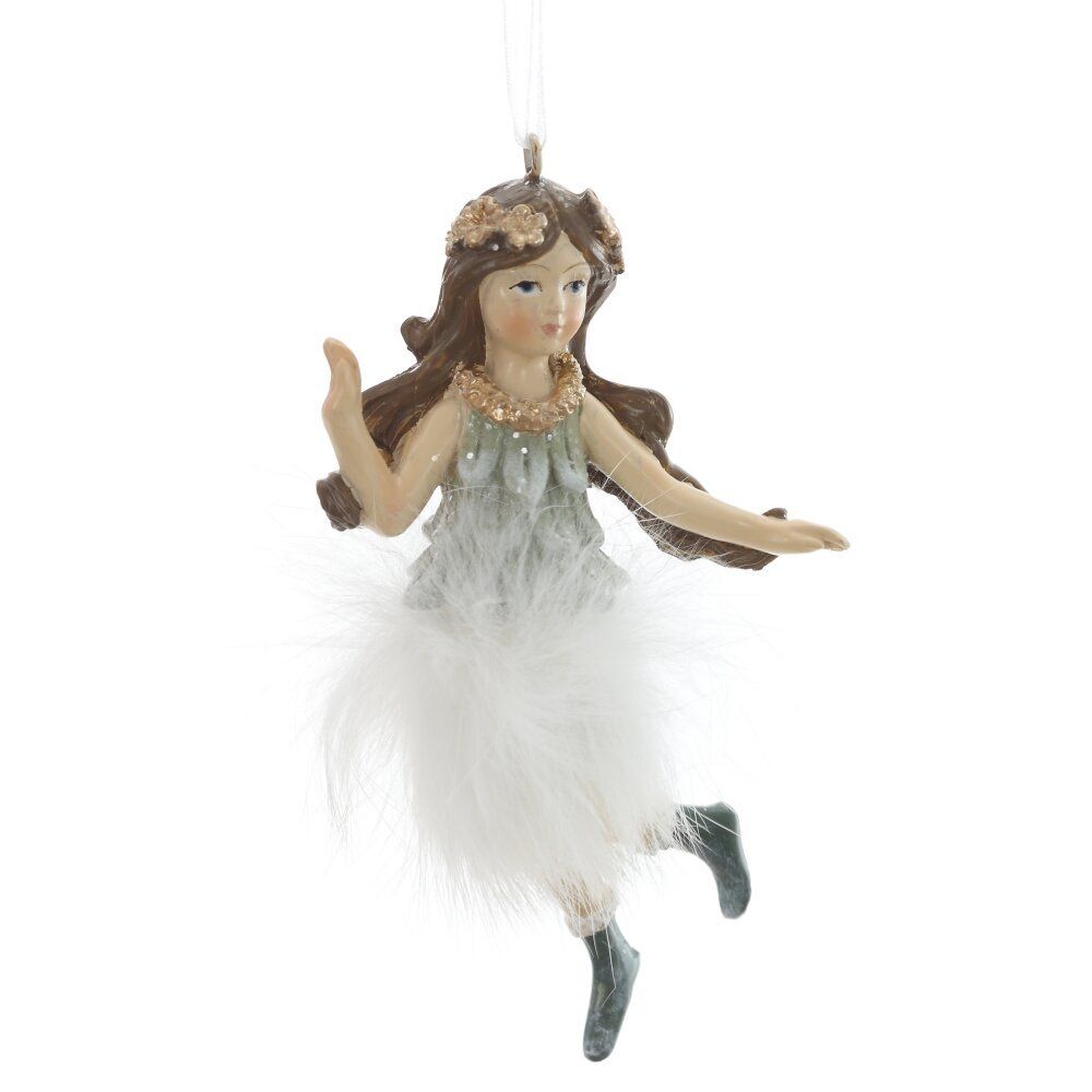 GAEM Фигурка декоративная подвесная "Фея", L6,5 W2,5 H11 см, 2в.