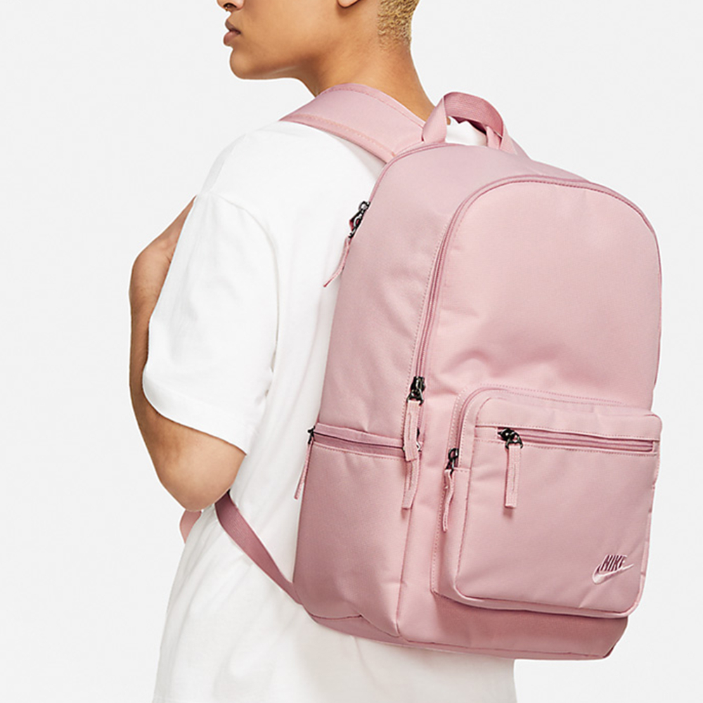 Nike Polyester Backpack Regular Unisex Pink