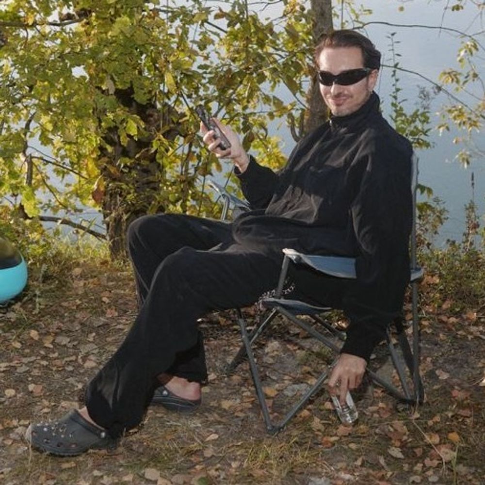 Рубашка Смерч #7 на молнии черная