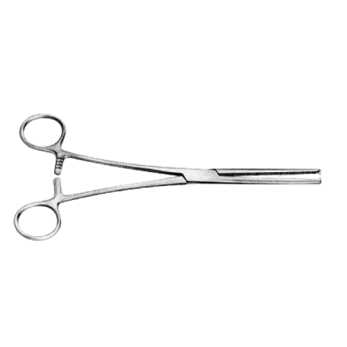 Зажим кровоостанавливающий Кохера 1×2 зубчатый прямой №3 J-17-120 (200 мм) Surgicon