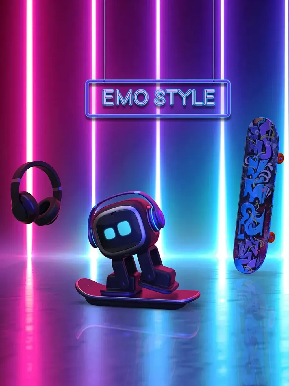Умный робот питомец EMO с искусственным интеллектом AI