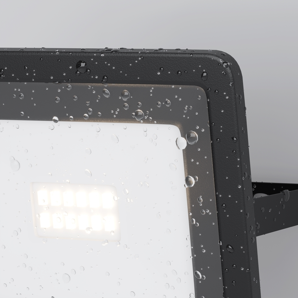 Прожектор светодиодный с датчиком движения ip65 10Вт Flood