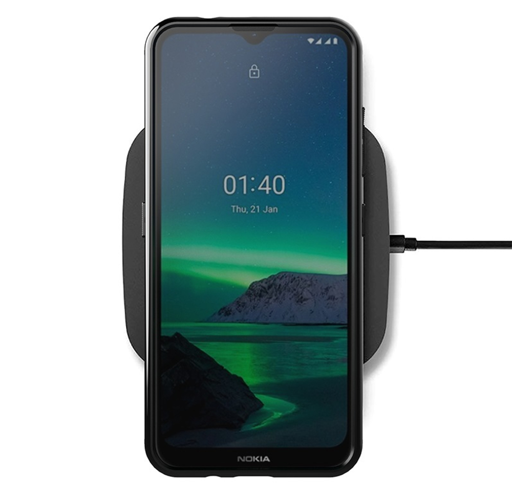 Защитный чехол черного цвета для смартфона Nokia 1.4 с 2021 года, серия Onyx от Caseport