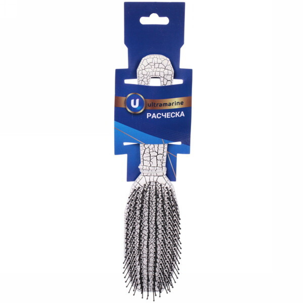 Расческа массажная «Dewal style», цвет платиновый, 22*5см