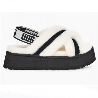 Тапочки Ugg disco color clide white