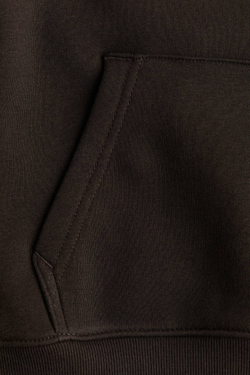 H&M Толстовка с капюшоном, темно-коричневый