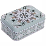 Банка жестяная «Снежинка» 450мл 12,6*9,2*4,3см