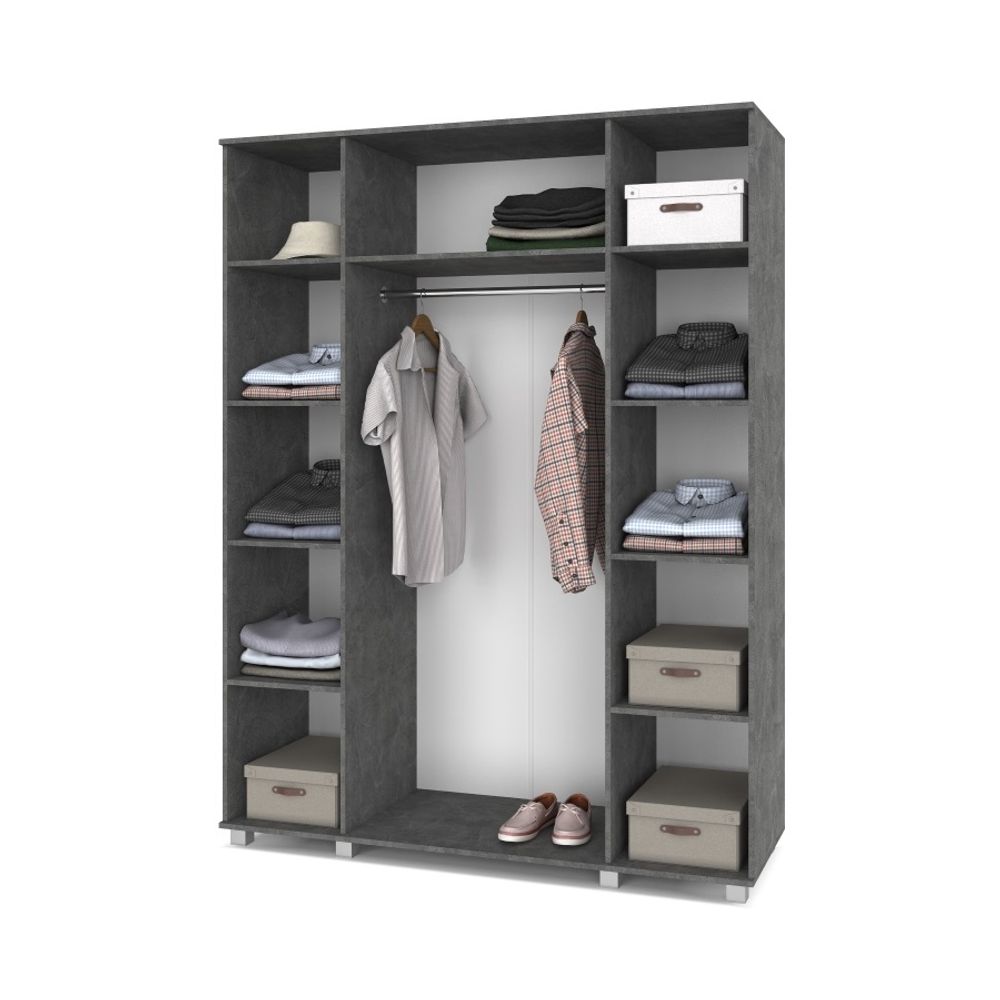 Шкаф четырехстворчатый "Виора" В40, ЛДСП, MODERN