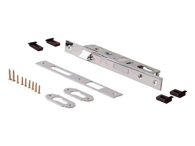 Замок ELEMENTIS 1153/F23/25/85/8  ригель с защелк., с о/п, 2 накладки, 4 подкладки (ELM0420A)