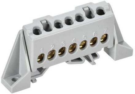 Шина L "фаза" в комб. изол. "Стойка" 6х9-7-Ср TEKFOR IEK TF-NN10-07-DP-K03