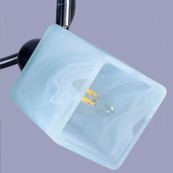 Светильник потолочный, спот РОССВЕТ РС21344 BK+CR/3C, 3*E14 60 Вт