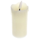 Сувенир с подсветкой «Свеча восковая - Сияние» 5*10 см - облита воском (работает от батареек 2 АА)