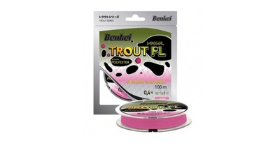 Монофильная леска из полиэстера Benkei Trout PL