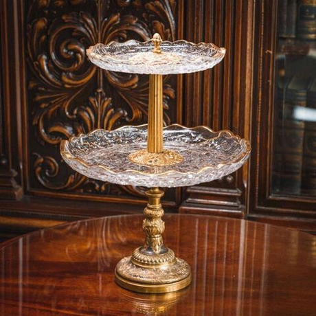 Винтаж: Двойная фруктовница