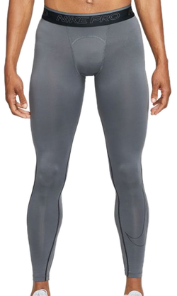 Мужские теннисные штаны Nike Pro Dri-Fit Tights - серый