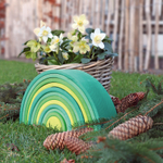 Большая деревянная радуга "Зеленый лес", 12 деталей