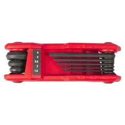 Набор шестигранных ключей Milwaukee складные (8) 4932480978