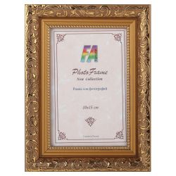 Фоторамка FA Садко 10х15 пластиковая семейная цвет золотой гобелен | FA фототовары