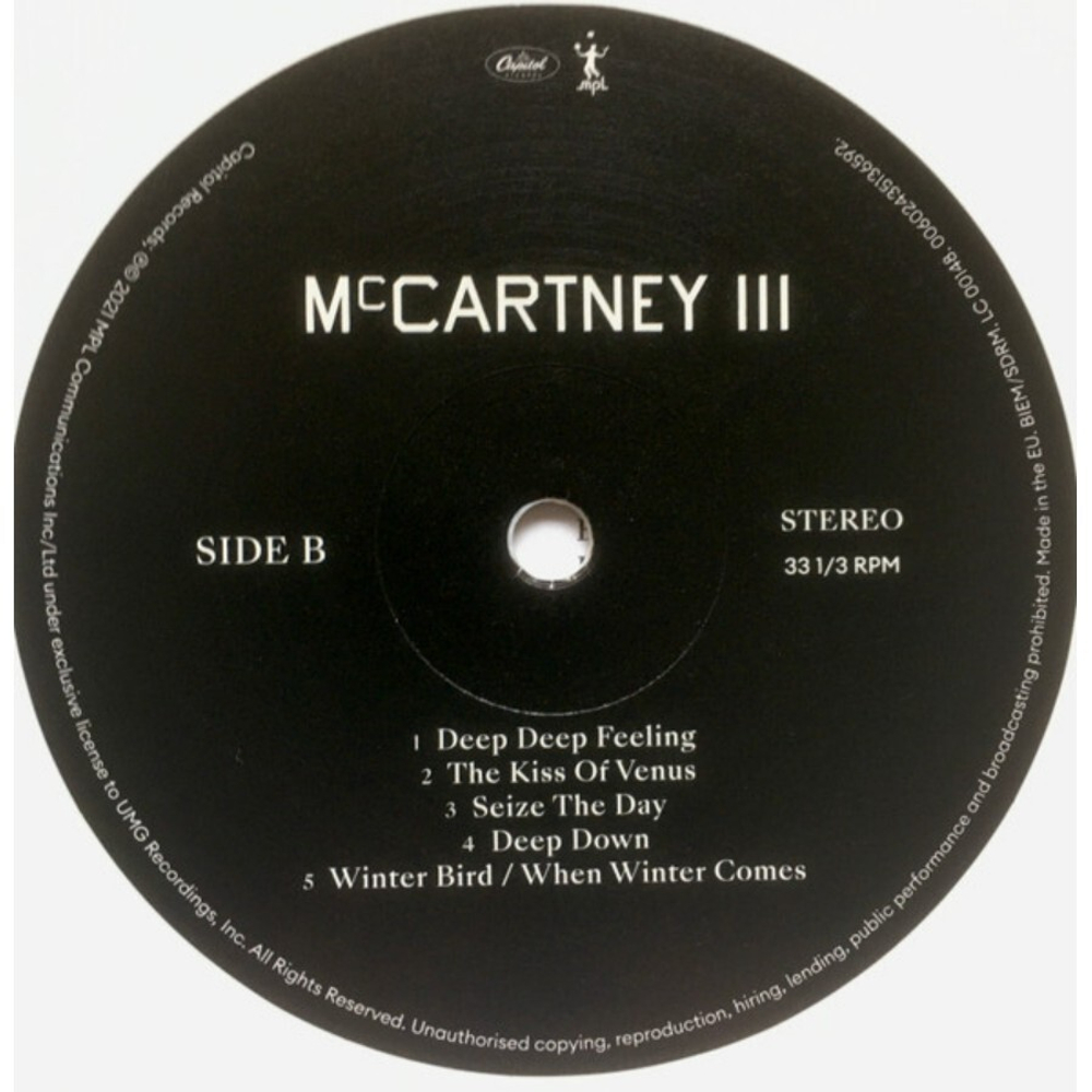 Paul McCartney / McCartney III (Limited Edition)(Coloured Vinyl)(LP)