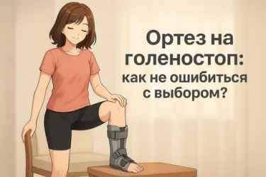 Ортез на голеностоп при растяжении связок — как выбрать и сколько носить